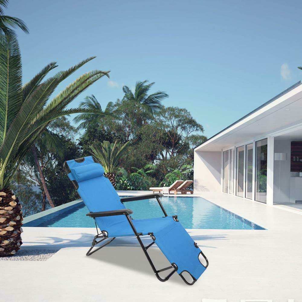 Folding Camping Reclining Chairs,Portable Zero Gravity Chair,Outdoor Lounge Chairs, Patio Outdoor Pool Beach Lawn Reclin