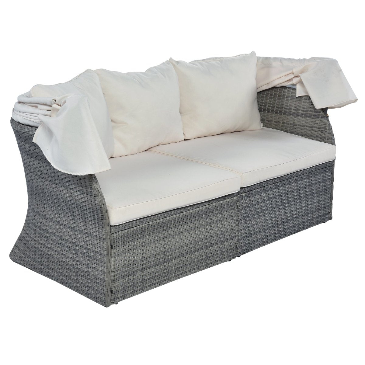 U_STYLE Outdoor Patio Wicker Furniture Set